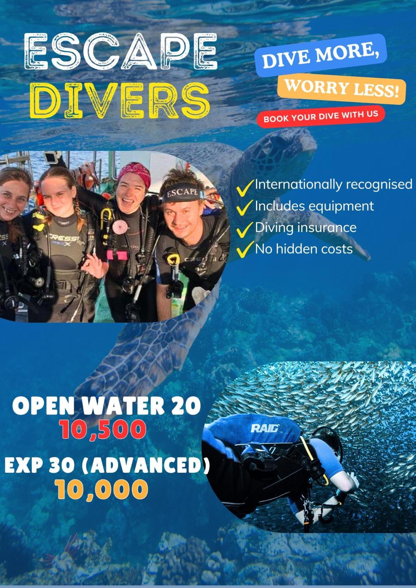 Escape Divers - Jungle Hostel And Dive Centre Koh Tao Exterior photo